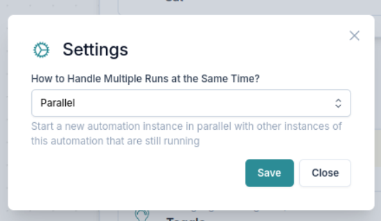 Automatisierungen Multi-Run-Strategie