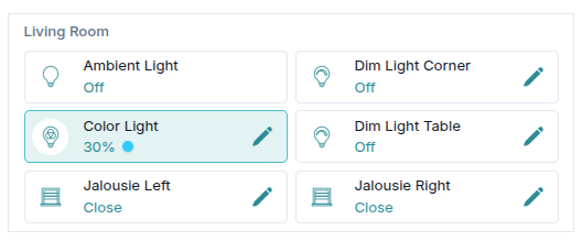 Dispositivos configurados
