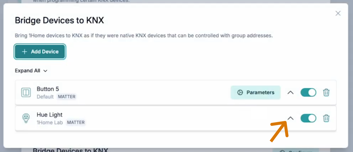 Seleccione el dispositivo IoT