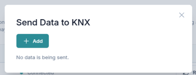 Añadir objeto de grupo KNX Servidor de hora