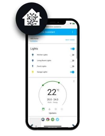 1Home flere KNX mobil apps og voice control interfaces via Matter