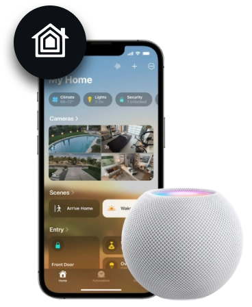 1Home con múltiples aplicaciones móviles e interfaces de control por voz a través de Matter