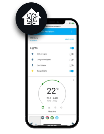 1Home flere KNX mobil apps og voice control interfaces via Matter