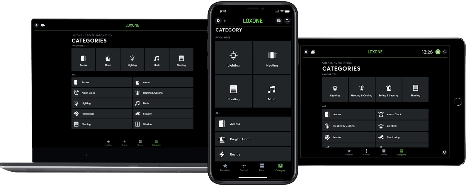 Other KNX visualisation options with 1Home